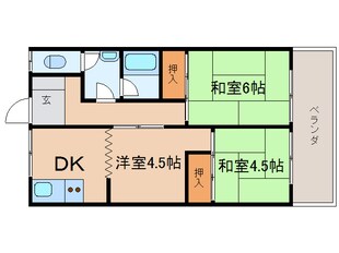 喜楽マンションの物件間取画像